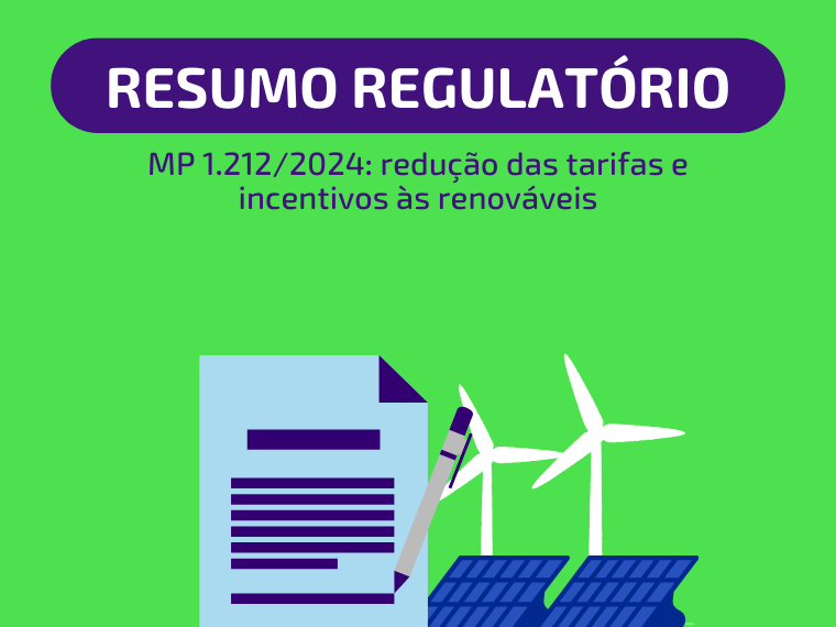 MP 1.212/2024: redução das tarifas e incentivos às renováveis