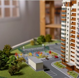 Condomínio residencial maquete